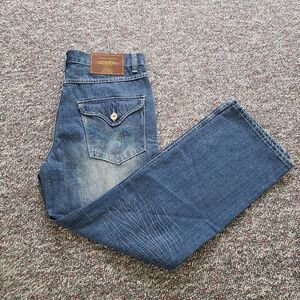 Phat Farm Men's Relaxed Blue Jeans